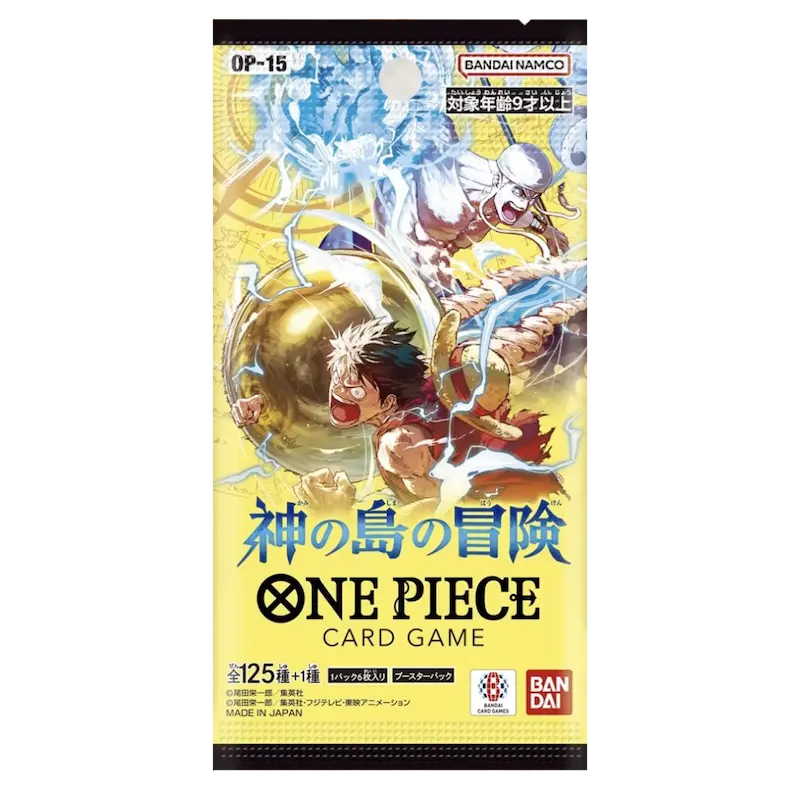 One Piece | Adventure on KAMI's Island Japanese Booster Box – OP15 | 24 Packs | 144 Cards
