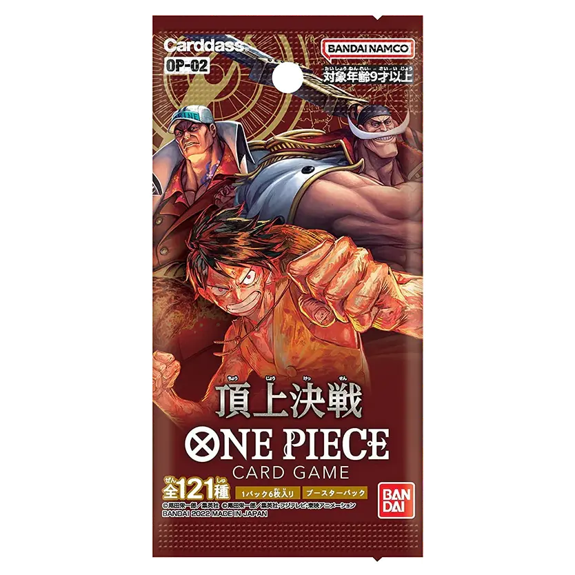 One Piece | Paramount War Japanese Booster Box – OP02 | 24 Packs | 144 Cards