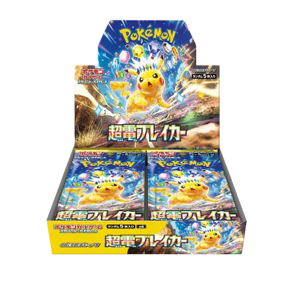 Pokémon | Super Electric Breaker Japanese Booster Box – SV8 | 30 Packs | 150 Cards