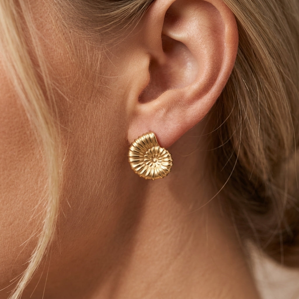 Ammonite Earrings