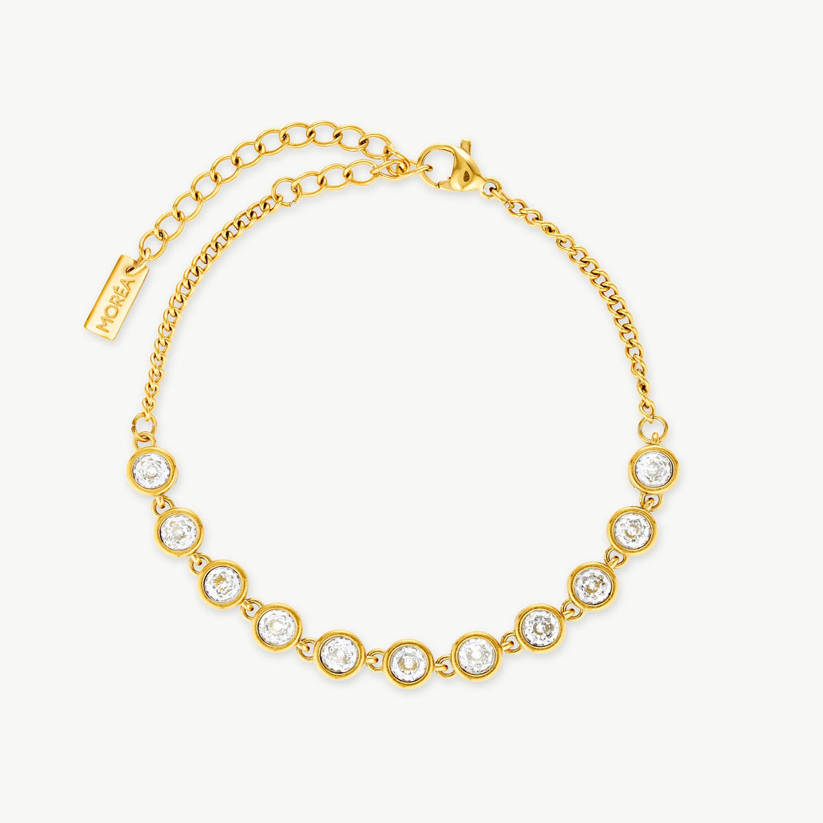 Bezel Tennis Bracelet