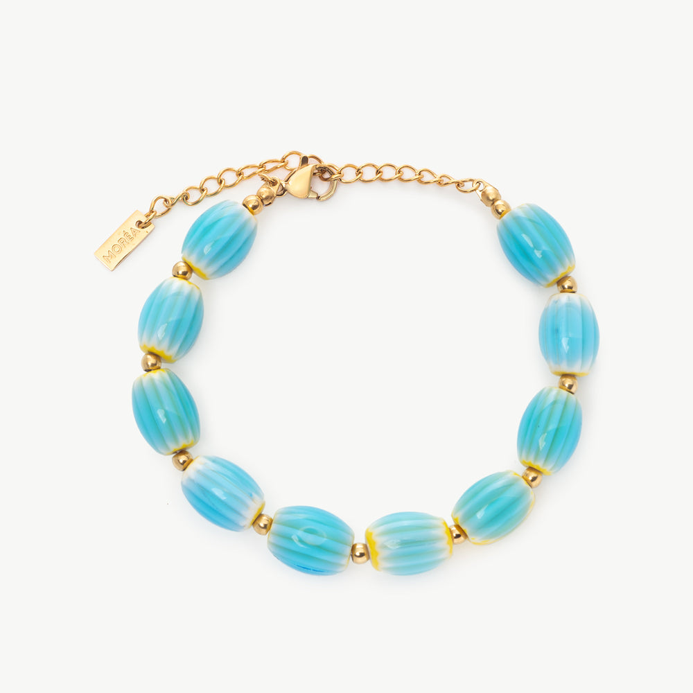 Blue Bead Bracelet
