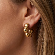 Chunky Gold Hoop Earrings