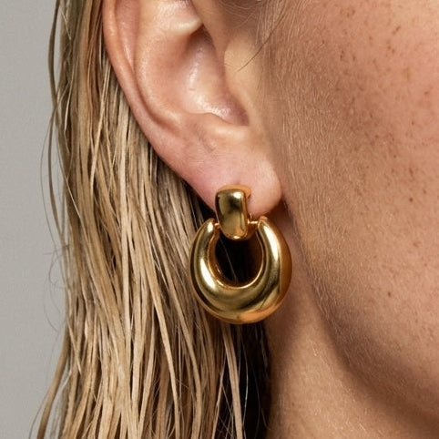 Chunky Hoop Earrings