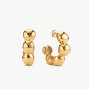 Chunky Gold Hoop Earrings