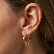 Clover Hoop Earrings