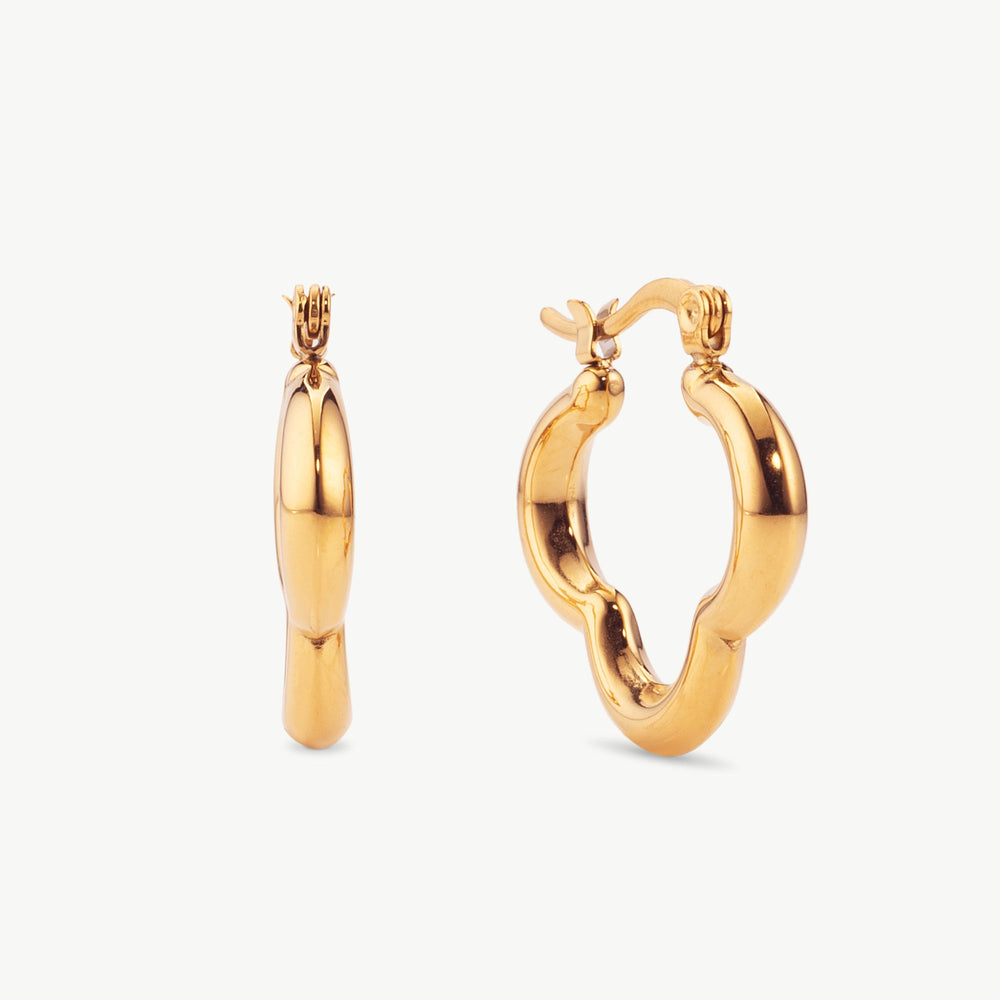 Clover Hoop Earrings