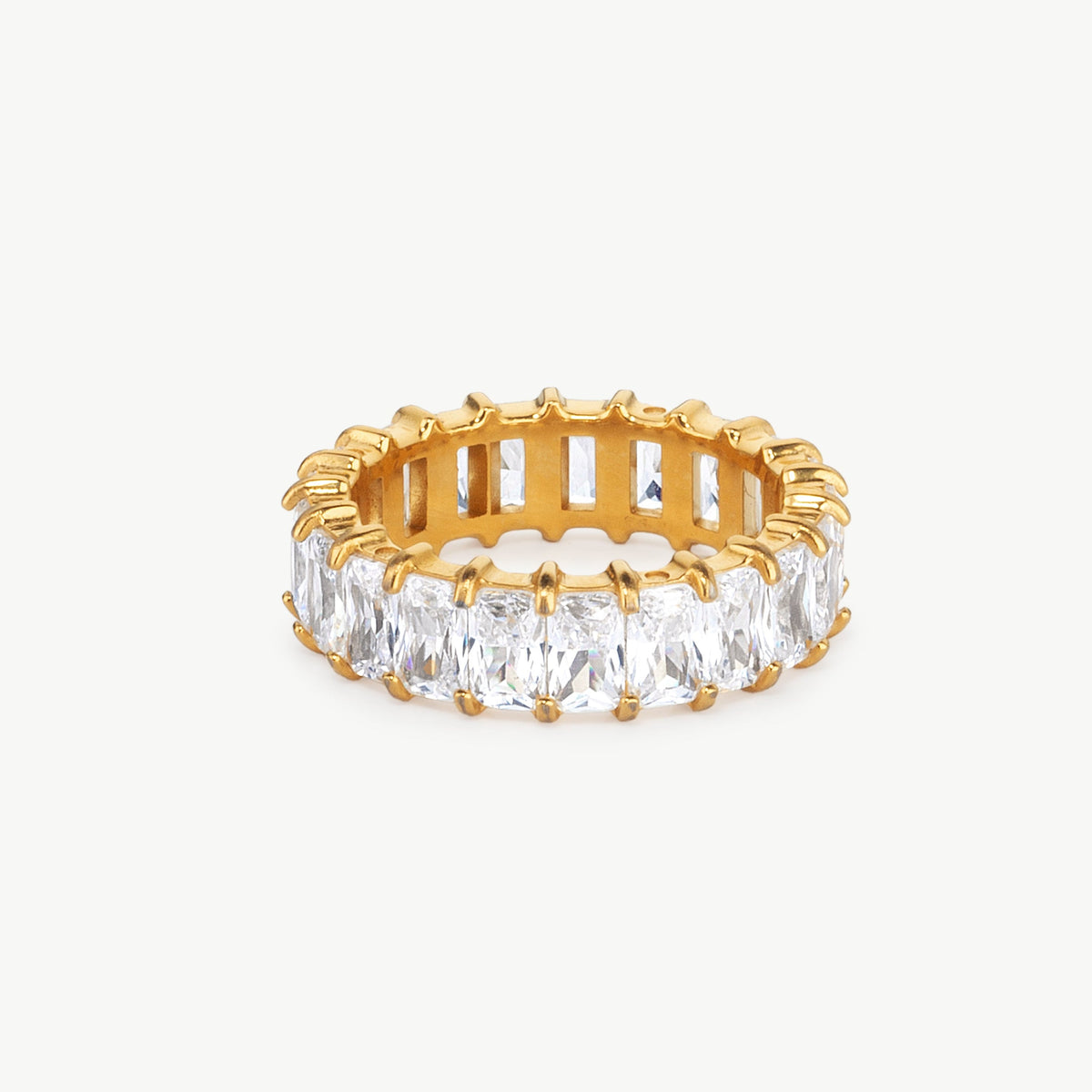 Cubic Zirconia Eternity Ring