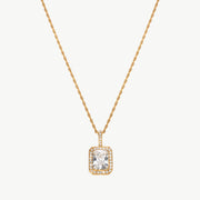 Cubic Zirconia Pendant Necklace