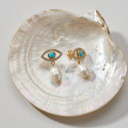 Evil Eye Dangle Earrings