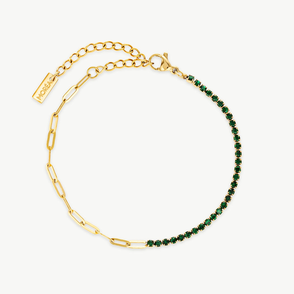 Gold And Green Bracelet