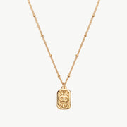 Gold Evil Eye Necklace