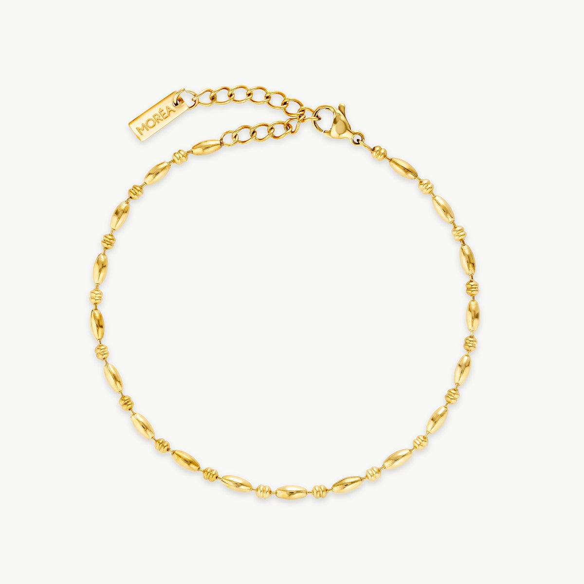 Gold Rice Bead Bracelet