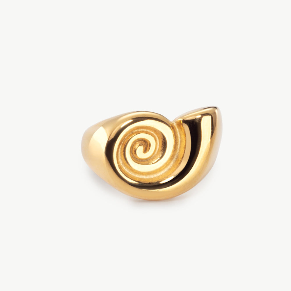 Gold Shell Ring