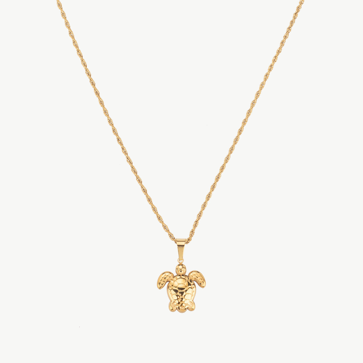 Gold Turtle Necklace