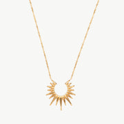 Half Sunburst Necklace
