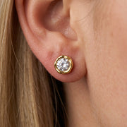 Cubic Zirconia Studs