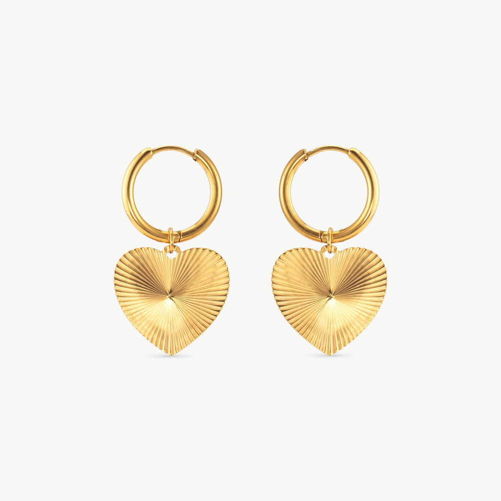 Heart Drop Earrings