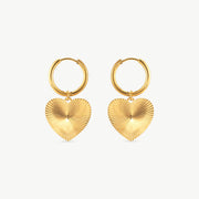 Heart Drop Earrings
