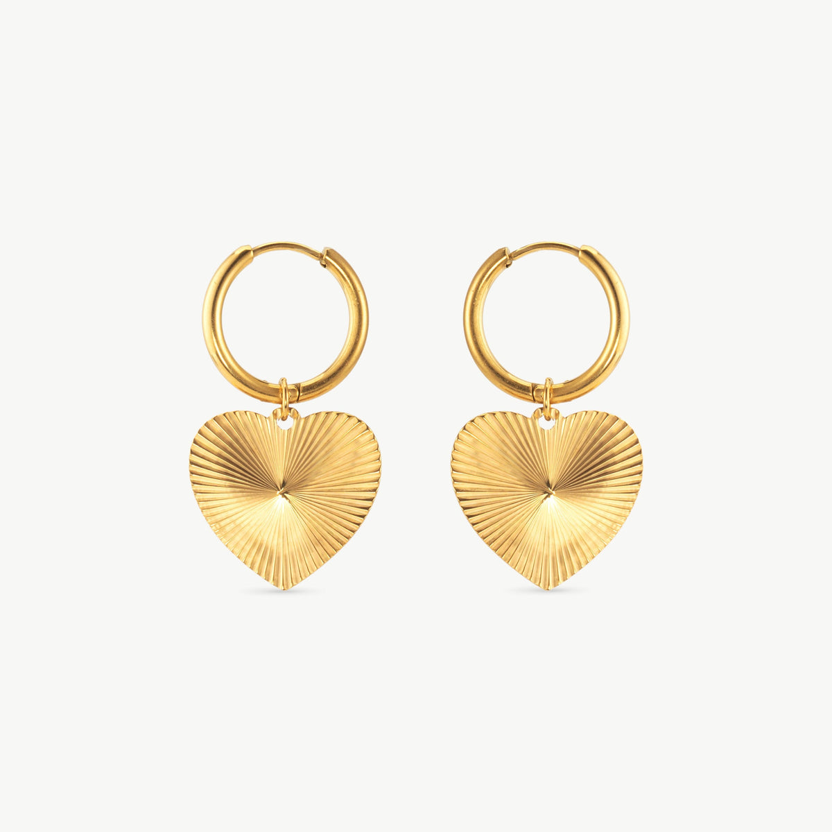 Heart Drop Earrings