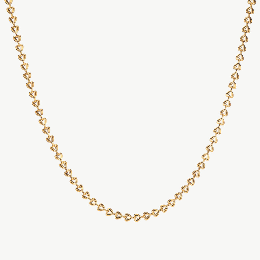 Heart Link Chain Necklace