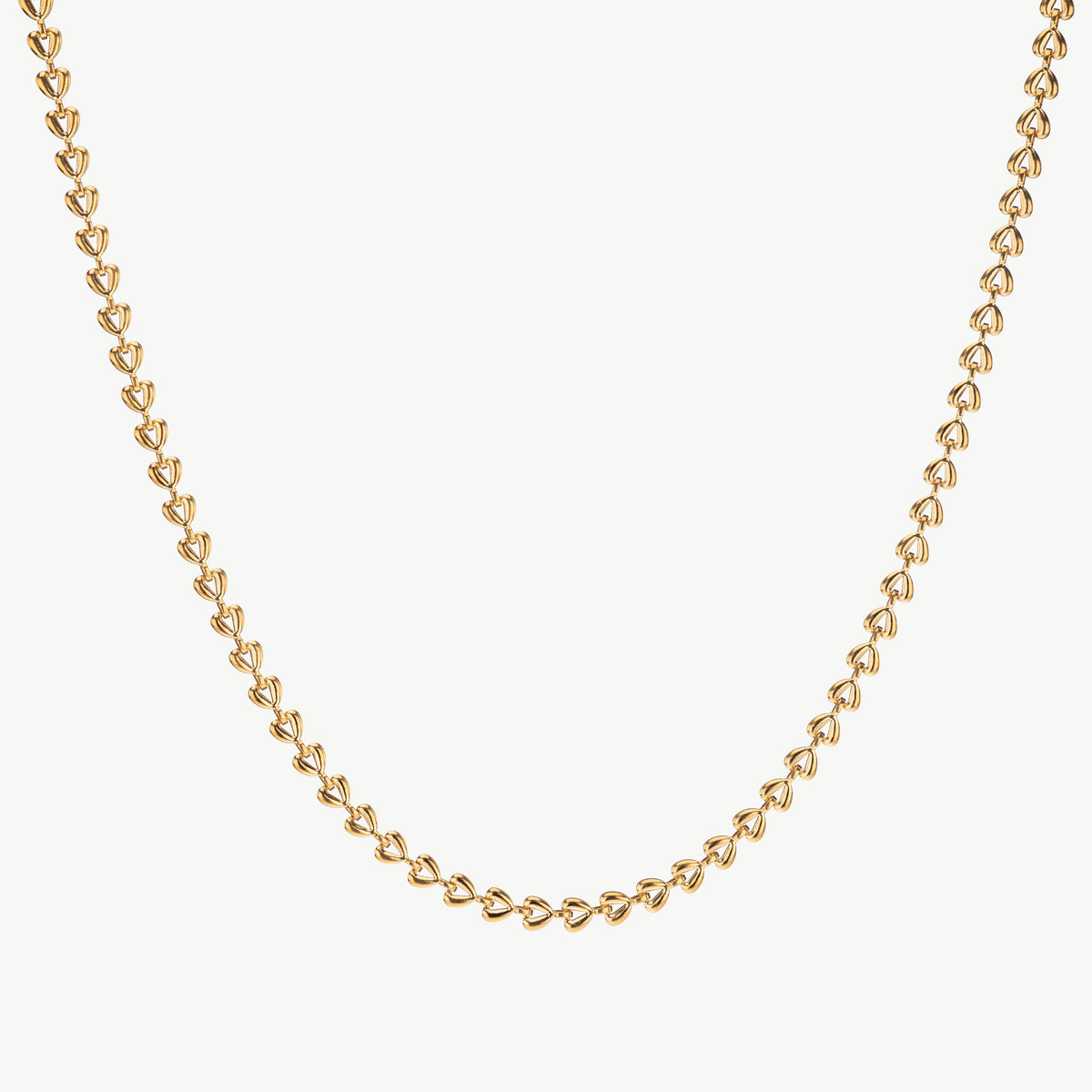 Heart Link Chain Necklace