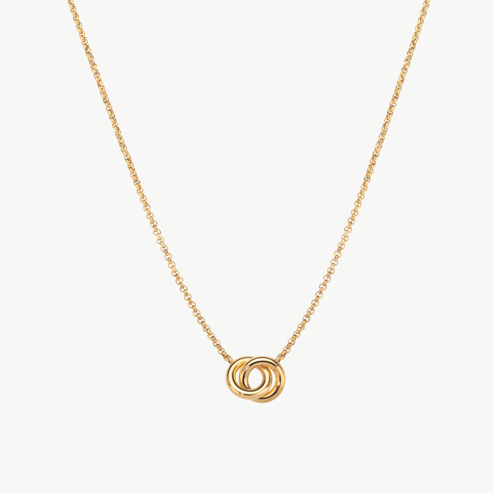 Interlocking Ring Necklace