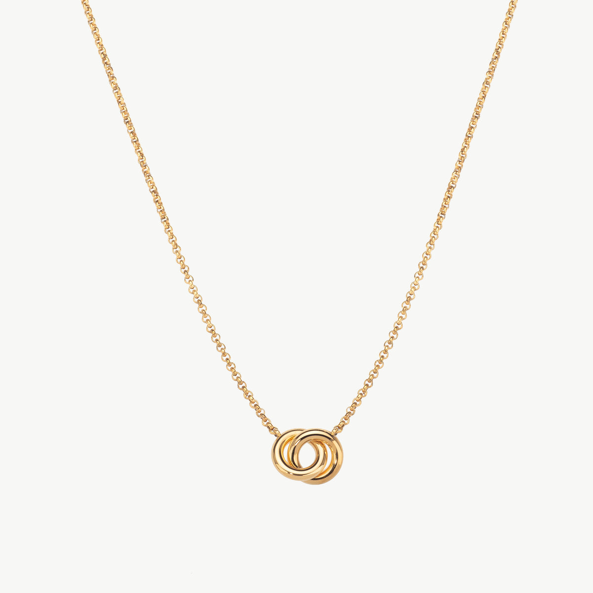 Interlocking Ring Necklace