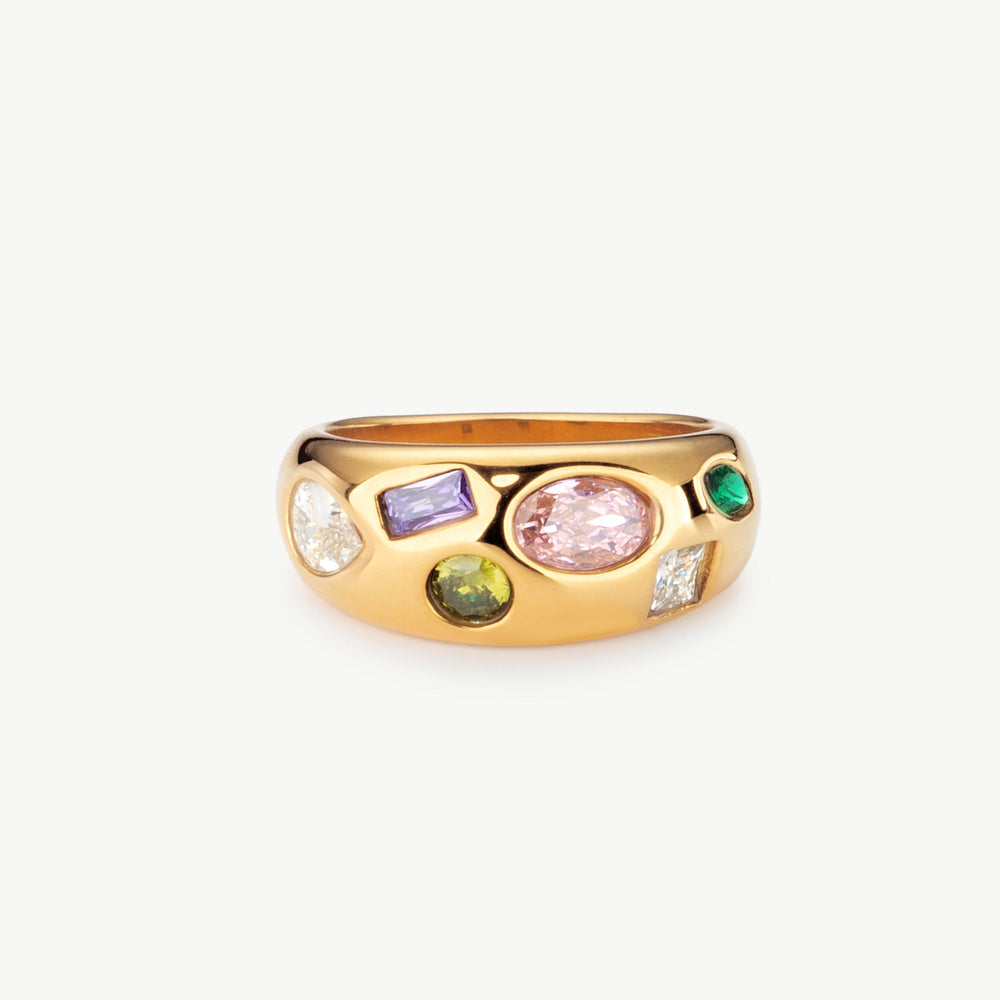 Multi Gemstone Ring
