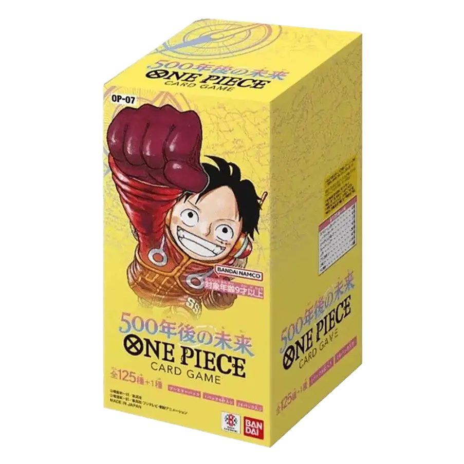 One Piece | 500 Years in the Future Japanese Booster Box – OP07 | 24 Packs | 144 Cards