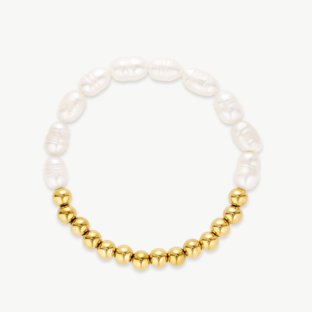 Pearl And Gold Bracelet