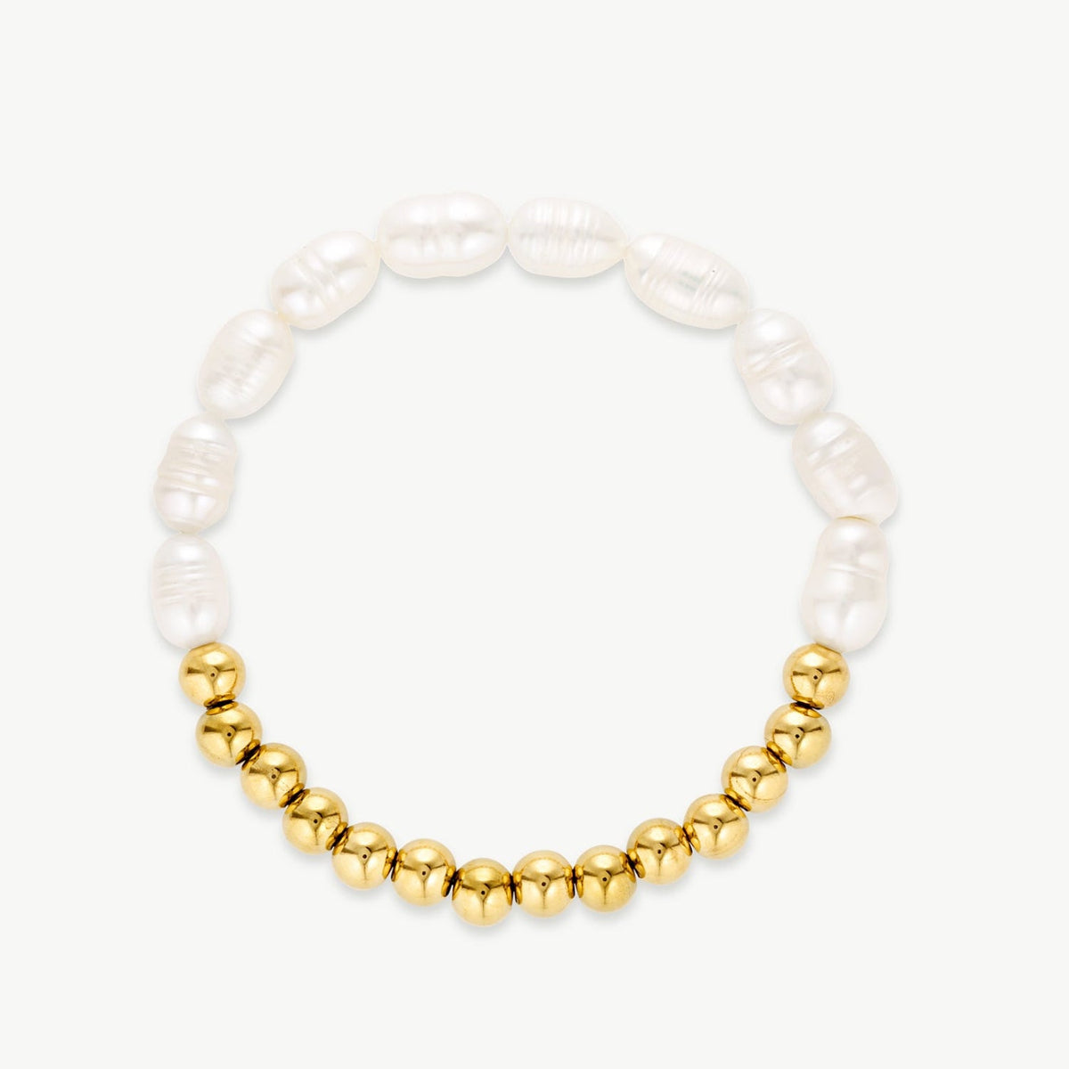 Pearl And Gold Bracelet