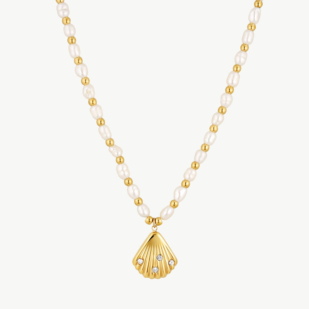 Pearl Seashell Necklace