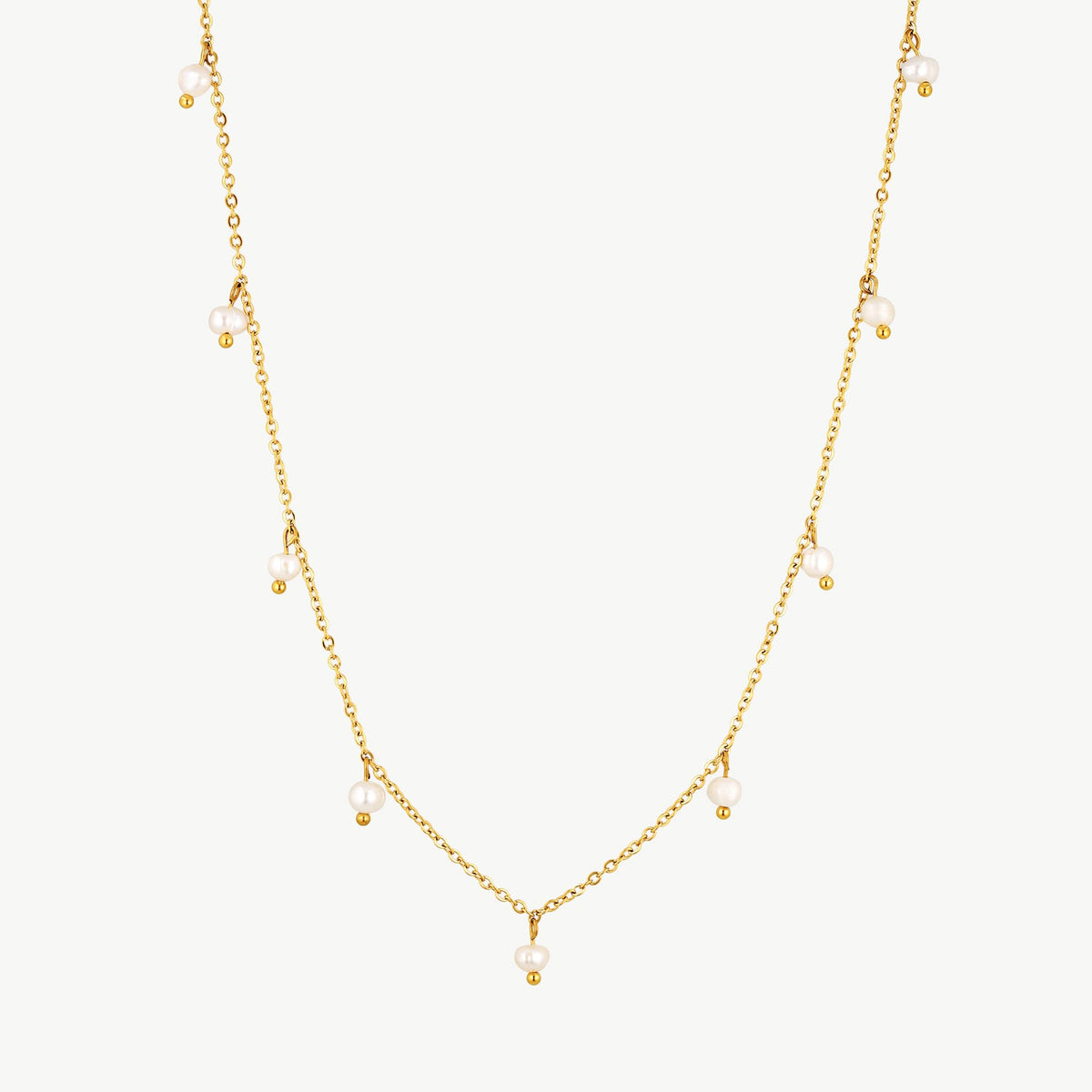 Pearl Station Necklace