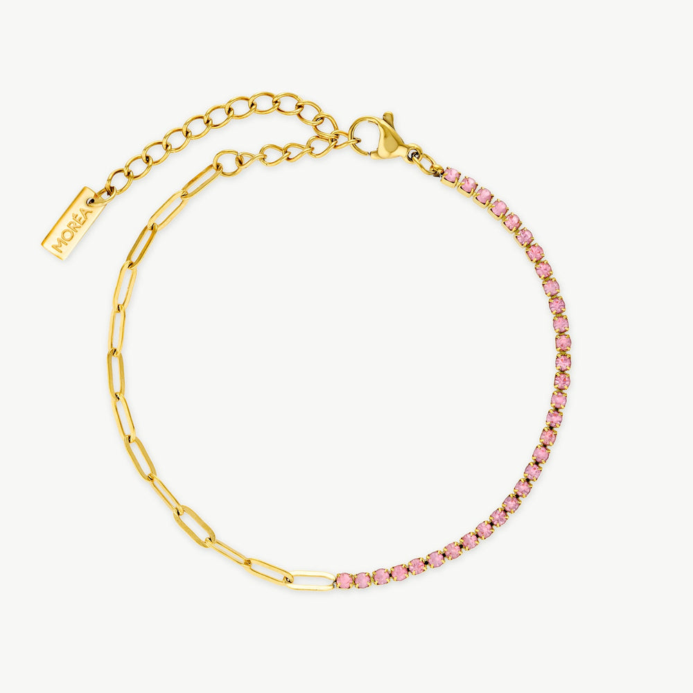 Pink And Gold Bracelet