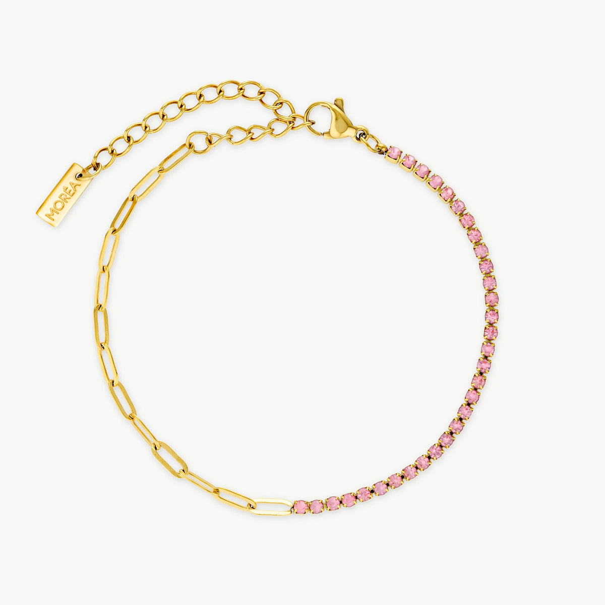 Pink And Gold Bracelet