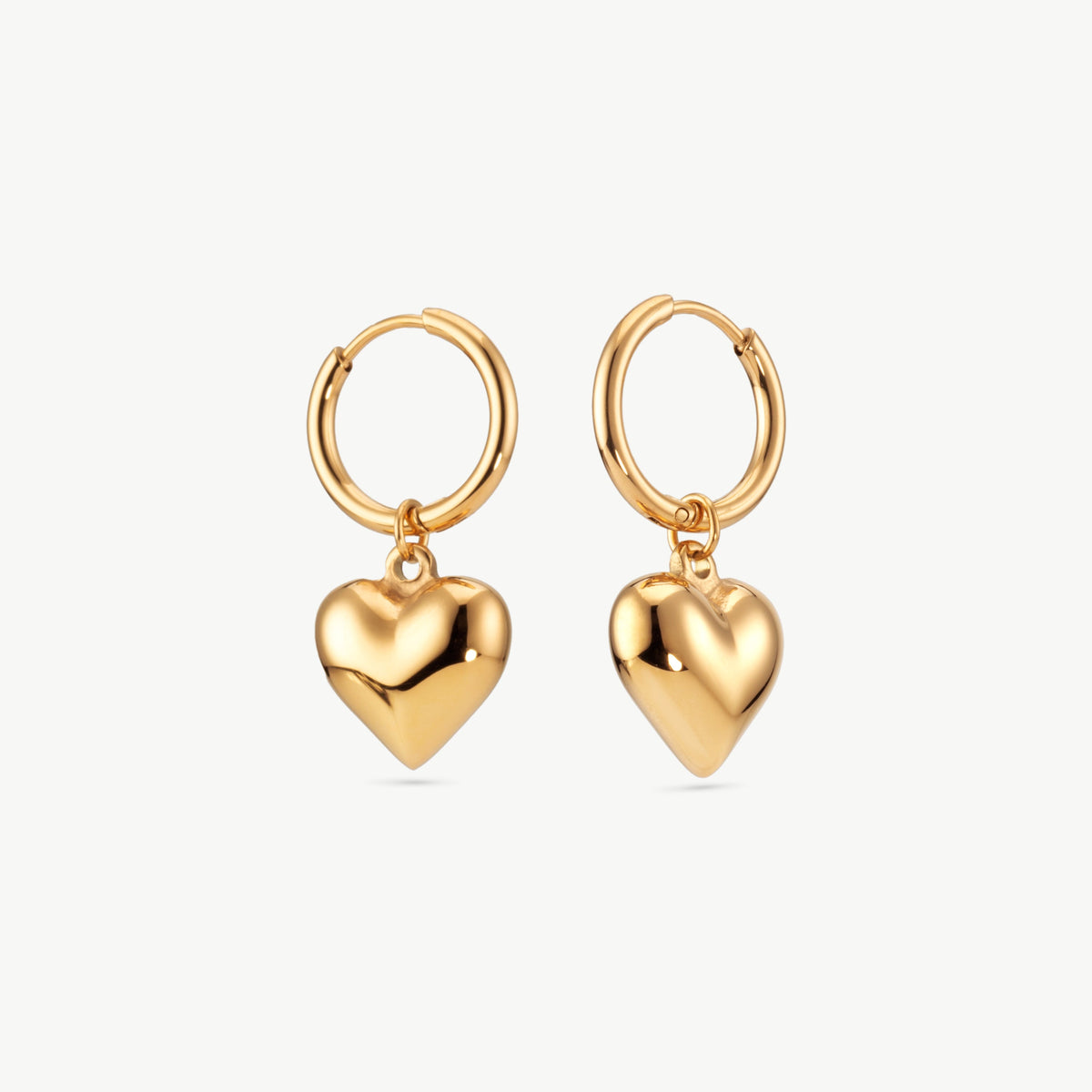 Puffy Heart Earrings