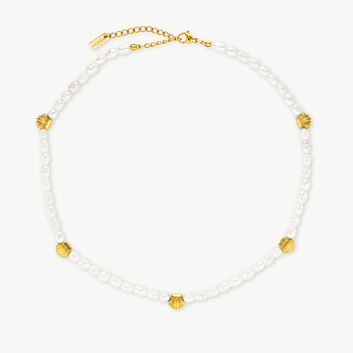 Shell And Pearl Necklace