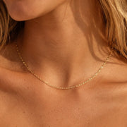 Dainty Paperclip Necklace