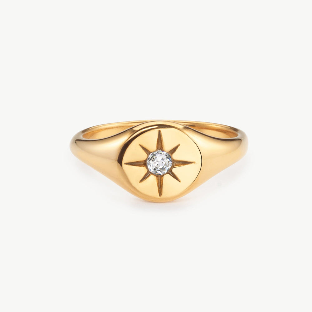 Star Signet Ring