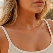 Dainty Paperclip Necklace