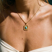 Turquoise Charm Necklace