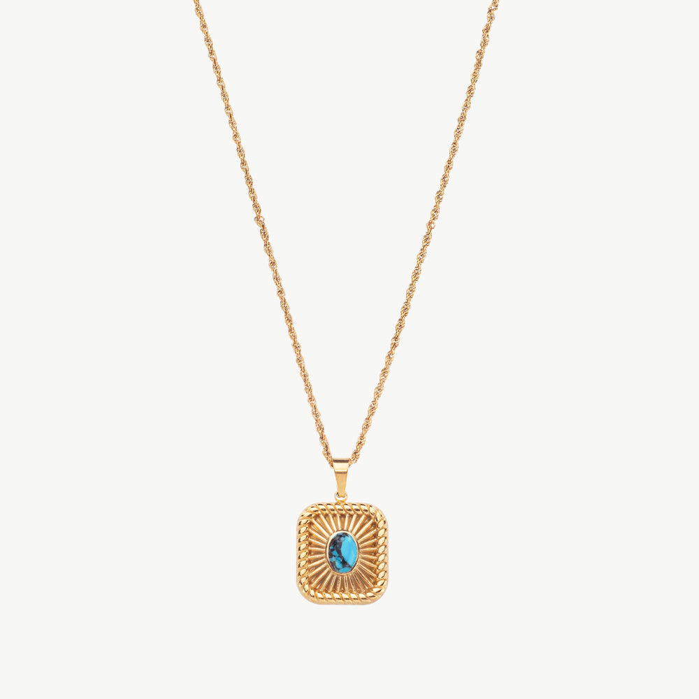 Turquoise Charm Necklace