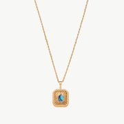 Turquoise Charm Necklace