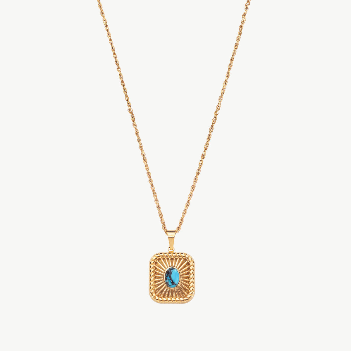 Turquoise Charm Necklace